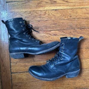 Black Frye - Zip Combat Boots size 8